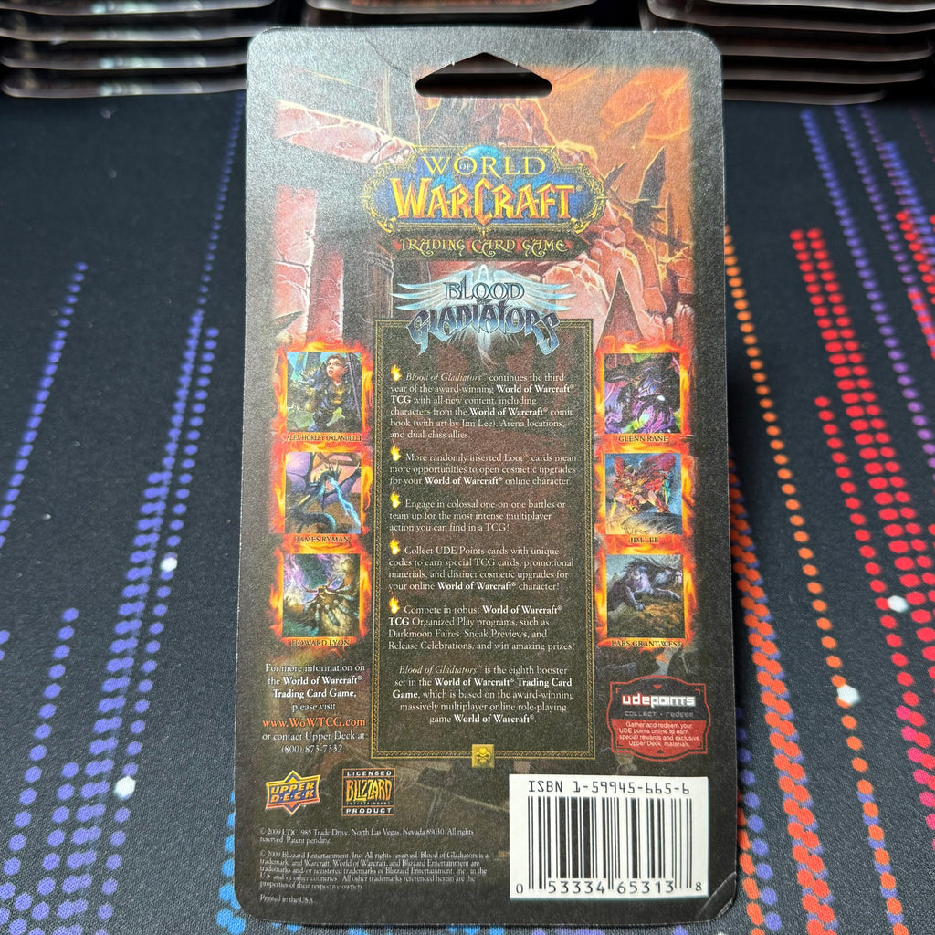 Blood of the Gladiators Blister Pack - World of Warcraft Trading Card Game