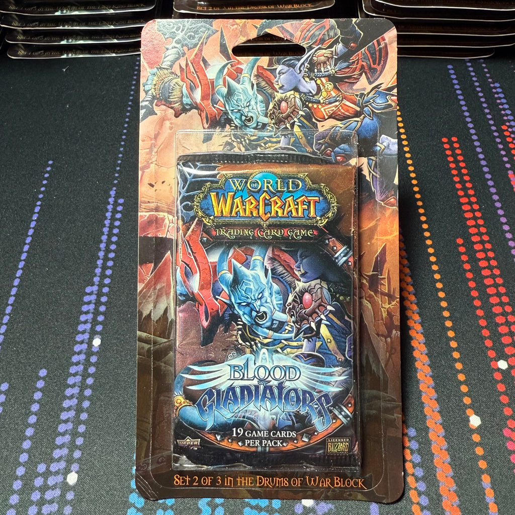 Blood of the Gladiators Blister Pack - World of Warcraft Trading Card Game