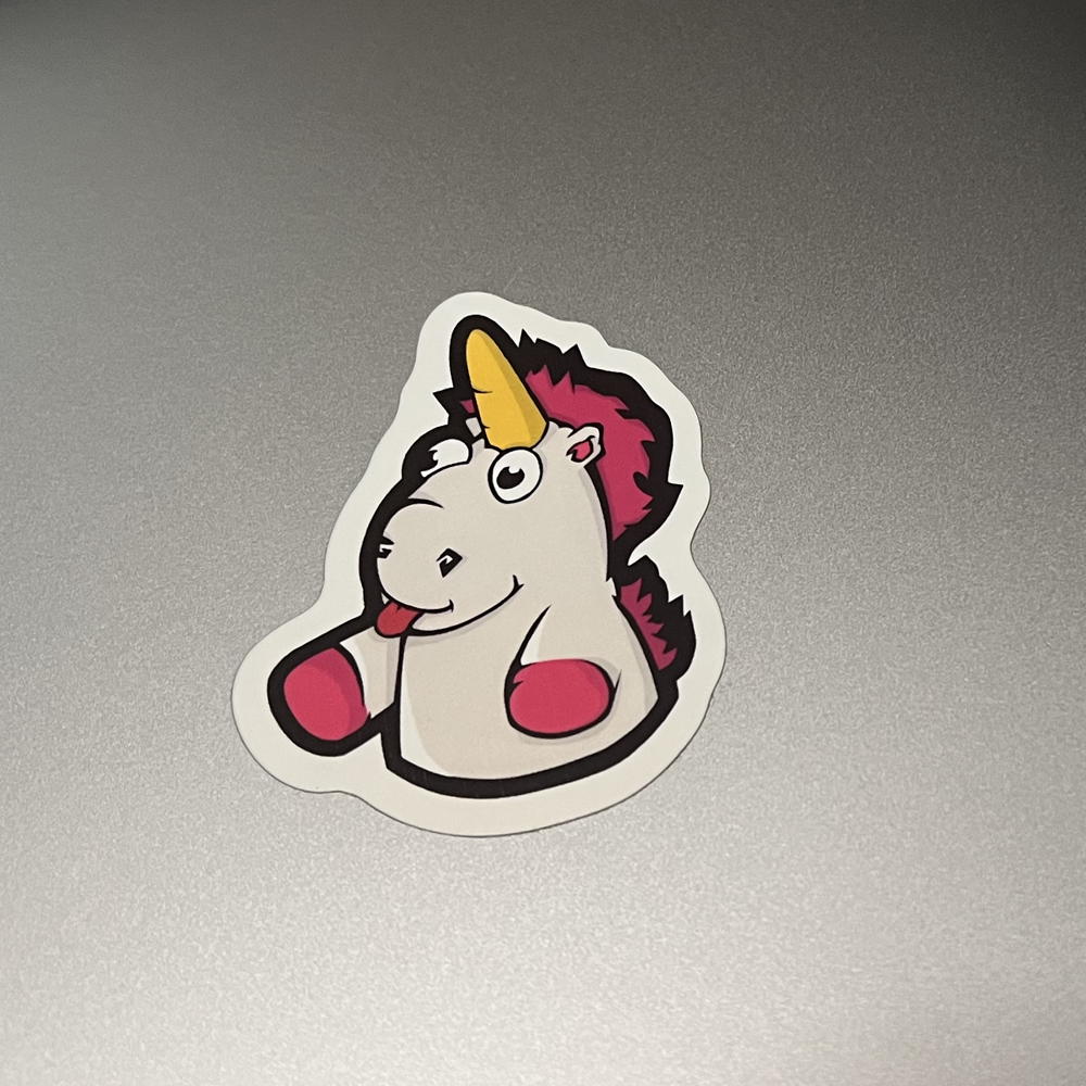 Derpcorn Die-cut Sticker